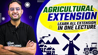 Agricultural Extension  All in one lecture [upl. by Allicserp]