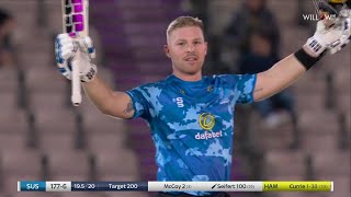 Tim Seifert 100 runs vs Hampshire  T20 Blast  Hampshire vs Sussex [upl. by Coffee]