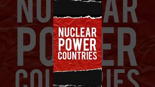 Nuclear Power Countries with Nuclear Weapons  Nazre Jordan shorts [upl. by Nan637]