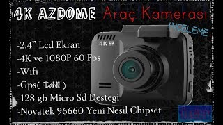 AzDome 4K Araç Kamerası incelemesi [upl. by Reiche21]