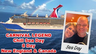 Carnival Legend 8 Day  Sea Day 1  Life With Favor [upl. by Norag]