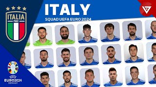 🇮🇹 ITALY SQUAD UEFA EURO 2024  ITALY 30 MAN PLAYERS PROVISIONAL SQUAD DEPTH 2024 [upl. by Oballa]