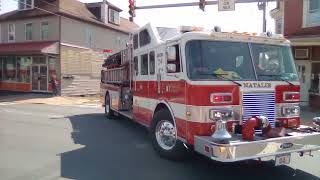 Kulpmont Housing Parade For The New Fire Truck 9172022 [upl. by Tulley]