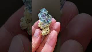 crystal yaogangxianfluorite originalstones gemstone crystalshop crystalpvp minerals [upl. by Olwena]