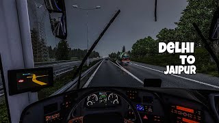 ENHANCED GRAPHICS MOD ETS2  ETS2 ENHANCED GRAPHICS MOD 150  ETS2 BUS DRIVING DELHI TO JAIPUR [upl. by Aniles]