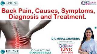 Back Pain Causes Symptoms Diagnosis and Treatment  Dr Minal Chandra Epione Pain Management Center [upl. by Elyag]