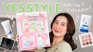 FULL Unboxing of 2024 YesStyle Advent Calendar [upl. by Billye535]