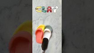 Clay  color mixing alphabetlore colormixing clay shorts satisfying [upl. by Ahmar]