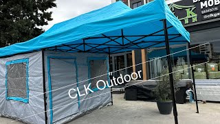 CLK 3x6 Yeni Model Verendalı Katlanır Gazebo Kamp Çadırı Portatif Tente Tanıtımı [upl. by Elay178]