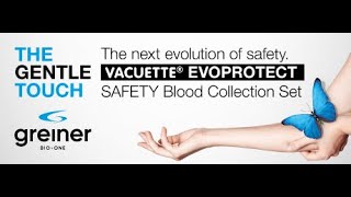 VACUETTE EVOPROTECT SAFETY Blood Collection Set [upl. by Ajiam]