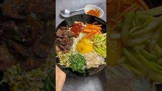 Bibimbap with vegan bulgogi🍲🍛 shorts bibimbab bibimbap koreanfood bulgogi koreanrecipes [upl. by Amalita]