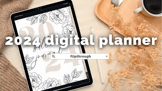 2024 DIGITAL BULLET JOURNAL FLIPTHROUGH  Best Digital Planner 2024 Free Digital Planner [upl. by Adelpho]