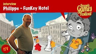 Brussels Games Festival 2015  Interview Philippe  FunKey Hotel  VF [upl. by Ayad]