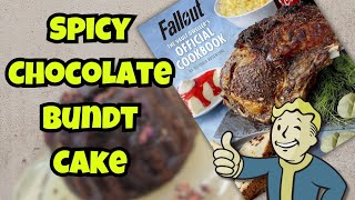 FALLOUT Gaming RECIPE Test  SPICY CHOCOLATE Bundt Cake  Official Cookbook [upl. by Rinee307]