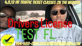 FLORIDA DRIVING TEST VIDEO SHOT from outside the car see exactly what will be expected [upl. by Ardnuek]