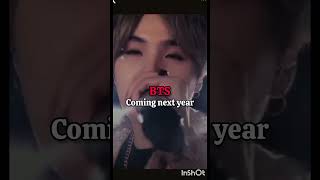 Bts come back next year 😏😎🥳🤩😚🤩😝bts btsarmy viralvideo suga bts edit [upl. by Lledrev140]