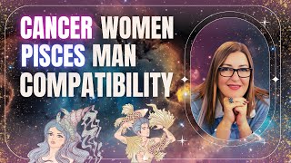 Cancer Woman With Pisces Man Compatibility zodiac dating shorts [upl. by Rhys354]