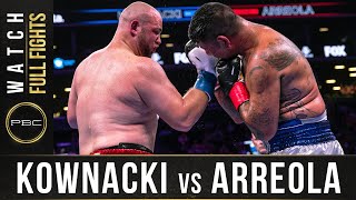 Kownacki vs Arreola Full Fight August 3 2019  PBC on FOX [upl. by Aliakam288]