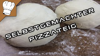 Pizzateig selber machen  Pizzateig Rezept  italienischer Pizzateig [upl. by Neukam]