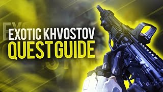 Destiny KHVOSTOV 7G02 EXOTIC GUIDE NEW RISE OF IRON EXOTIC [upl. by Aicinat]