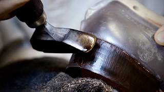 Making Adelaide Oxford Shoes in Italian Calf Leather [upl. by Magocsi]