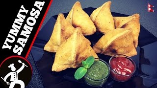 SAMOSA recipe  Everything explained  How to make Perfect SAMOSA with easy steps🍴 70 [upl. by Rosamond]