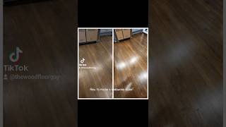 Hardwood Floor Polishing Results Paste wax amp polished oak floors in Dallas TX [upl. by Dibru164]