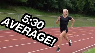 Katelyn Tuohy Mile Repeats  Workout Wednesday [upl. by Eejan]