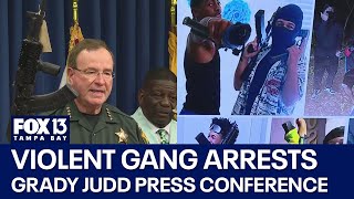 Grady Judd agency nabs 144 gang members seizes 144 weapons in violent gang investigation [upl. by Nachison]