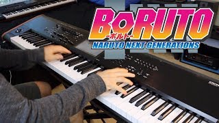 Boruto Naruto Next Generations OP 1 Piano Cover [upl. by Jillene323]