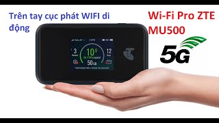 Review Telstra 5G WiFi ProZTE MU500 test 5G [upl. by Alyks]