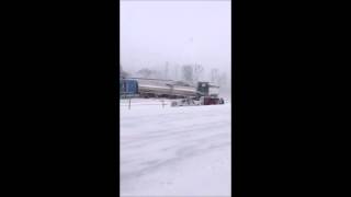 Freeway SNOW PileupCar Carnage 2015 [upl. by Bena256]