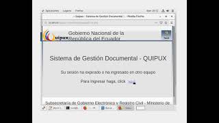 Error Login Quipux SOLUCIONADO [upl. by Mars]