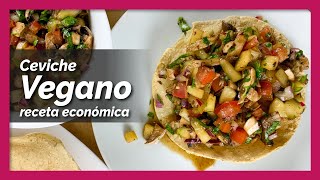 🟠✨ Ceviche de champiñones ✨ La receta de ceviche más saludable y económica que encontraras [upl. by Adigun]