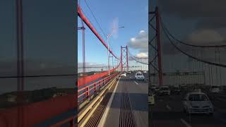 Adventures in Lisbon Filming from the Citys Famous Bridge 4 travel EuroTrek1 [upl. by Ennaesor376]