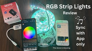 RGB Smart Led Strip Lights  Gesto RGB Led strip Lights 10 m [upl. by Zetta302]