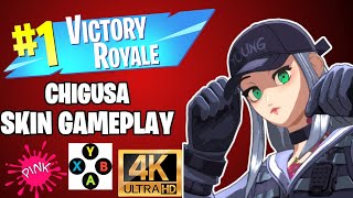 Fortnite Chigusa Skin Gameplay [upl. by Amik773]