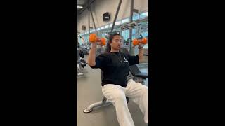 Seated Dumbbell Press  KA [upl. by Bartolomeo]