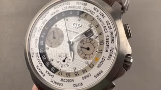 GirardPerregaux Traveller WWTC 4970021132HBBB GirardPerregeaux Watch Review [upl. by Larena72]