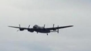 Avro Lancaster Flyover [upl. by Anaitat]