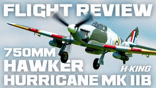 HKing Hawker Hurricane Mk IIB PNF 750mm 30quot w6 Axis ORX Flight Stabilizer  Flight Review [upl. by Gambrill410]