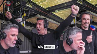 EXTENDED Carra and Neville Comms Cam during Manchester United 22 Liverpool 🎥 [upl. by Adora390]