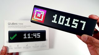 LaMetric Time Smart WIFI Clock Unboxing and Review  Expensive Price But Is It Worth It [upl. by Joell]