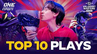 TOP 10 OVERALL BEST PLAYS  VCT MASTERS MADRID [upl. by Chrissa917]