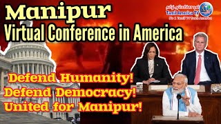 Modi STOP American Conference calls on Modi Defend Humanity amp Democracy Stop Manipur Violence [upl. by Musa]