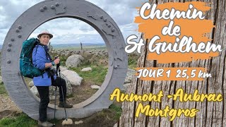 Chemin de St Guilhem  Étape 1 entre AumontAubrac et Montgros [upl. by Franklin]