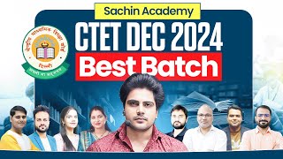 CTET 1 DECEMBER 2024 BEST BATCH by Sachin Academy live 4pm [upl. by Oswin]