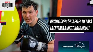 Bryan Flores se estará midiendo ante Lindolfo Delgado el próximo 10 de agosto [upl. by Amalbena54]