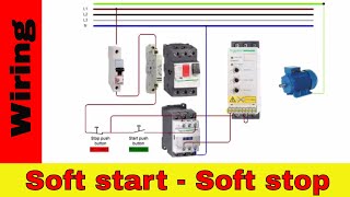 How to wire Soft Starter and contactor v1 [upl. by Ilan958]