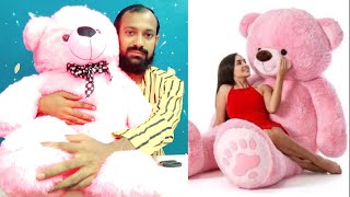 4 Feet  Big Size  Teddy Bear  Unboxing  Video 2022  Flipkart Online Shopping [upl. by Goss423]